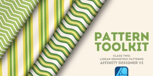 Surface Pattern Design in Affinity Designer V2 | Linear Geometric Patterns